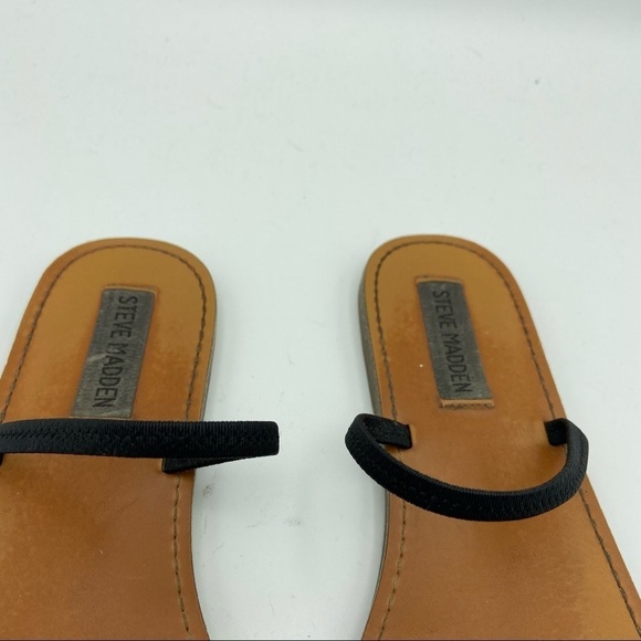 Steve Madden Dasha Sandals Slip On Elastic Strap Lucite Upper Sz 7.5M - Picture 6 of 10